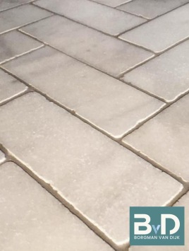White Marble Anticato Tegelklinker 20,3x7,5x1 cm klinkervloer