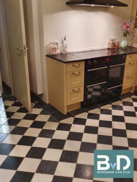 mix Zwart / Wit Marmer 20,3x20,3x1,2 cm