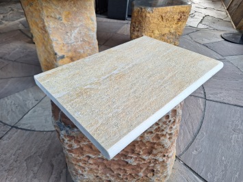 zwembadrand Brasil Yellow 50x35x3 cm