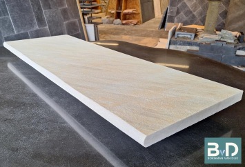 Zwembadrand Brasil Yellow 100x35x3 cm